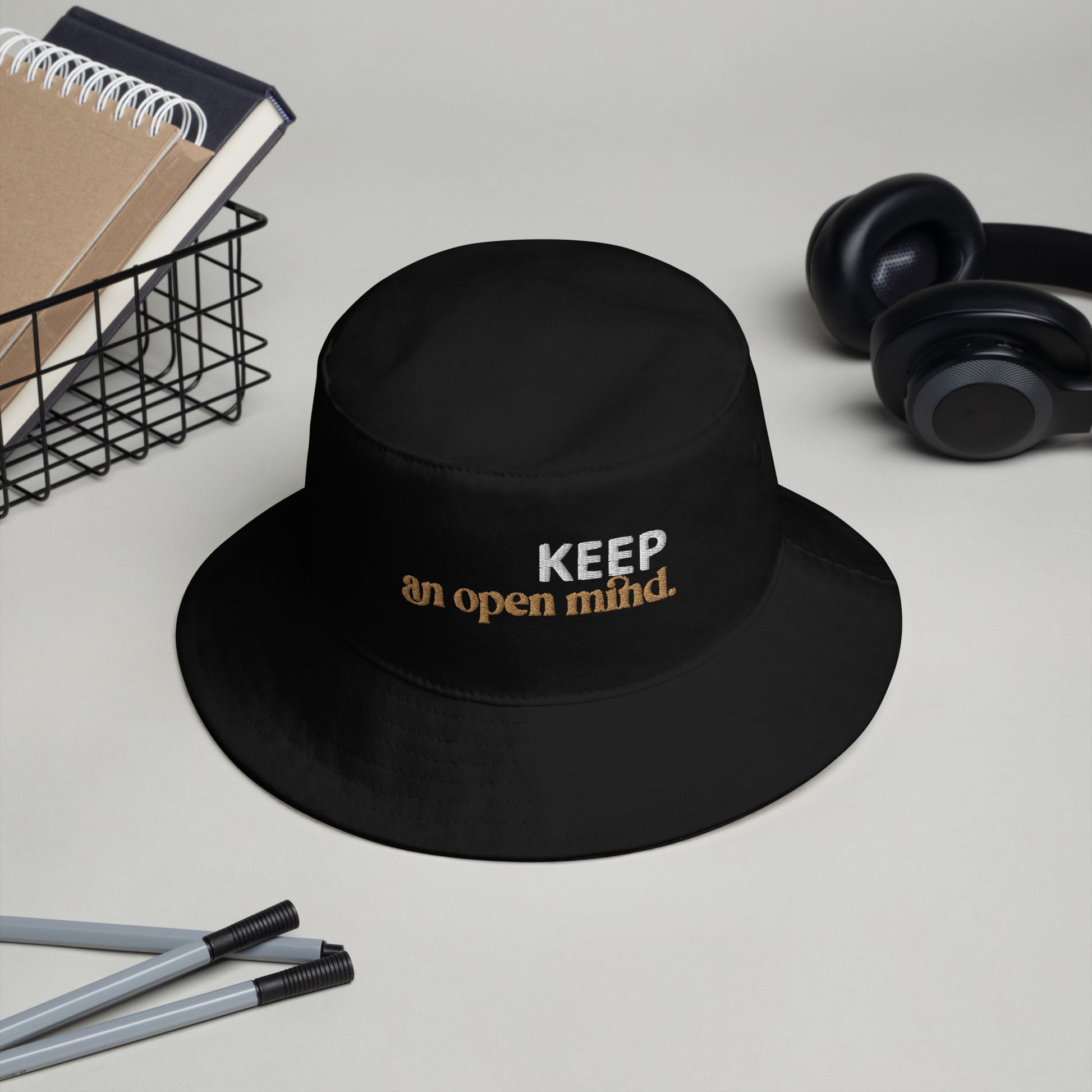 "Keep An Open Mind" - Bucket Hat - Impisi + Moon Co.
